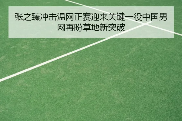 张之臻冲击温网正赛迎来关键一役中国男网再盼草地新突破